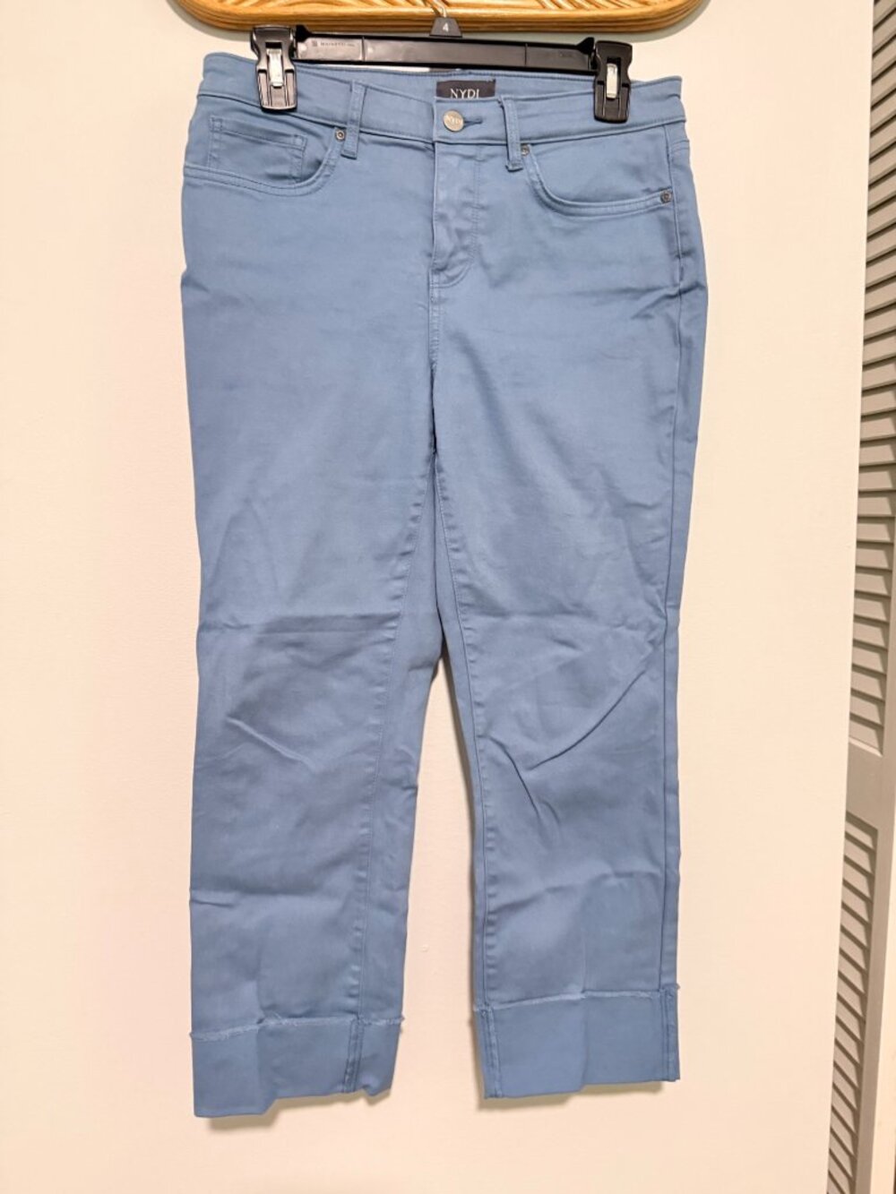 NYDJ Sheri Slim Light Blue Ankle Pants Size 4